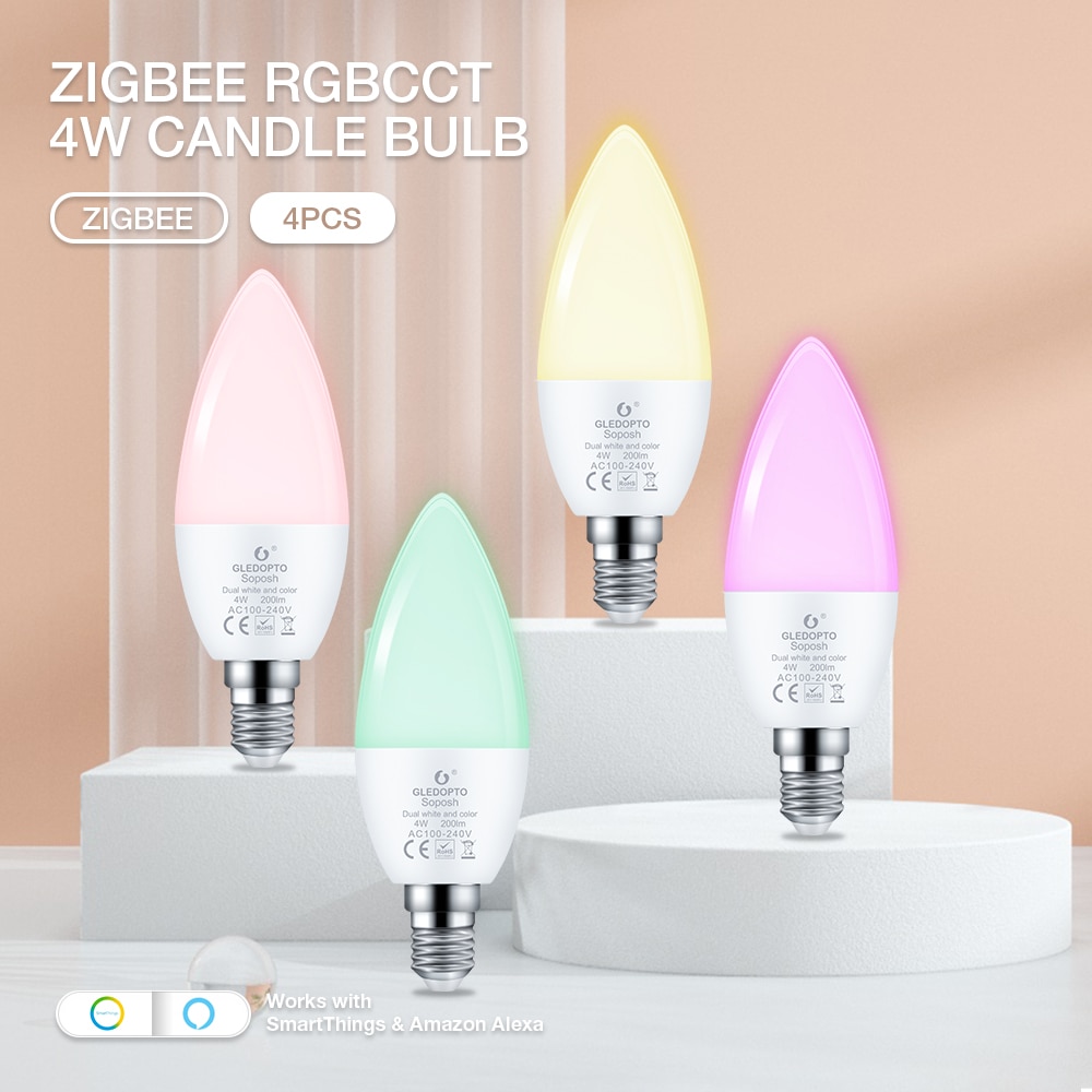 GLEDOPTO-Zigbee 4PCS LED ĵ Ʈ RGBCCT ÷..